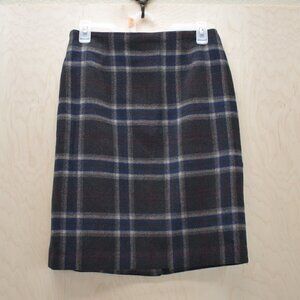 Talbots Vintage Wool Plaid Knee-high A-lin…